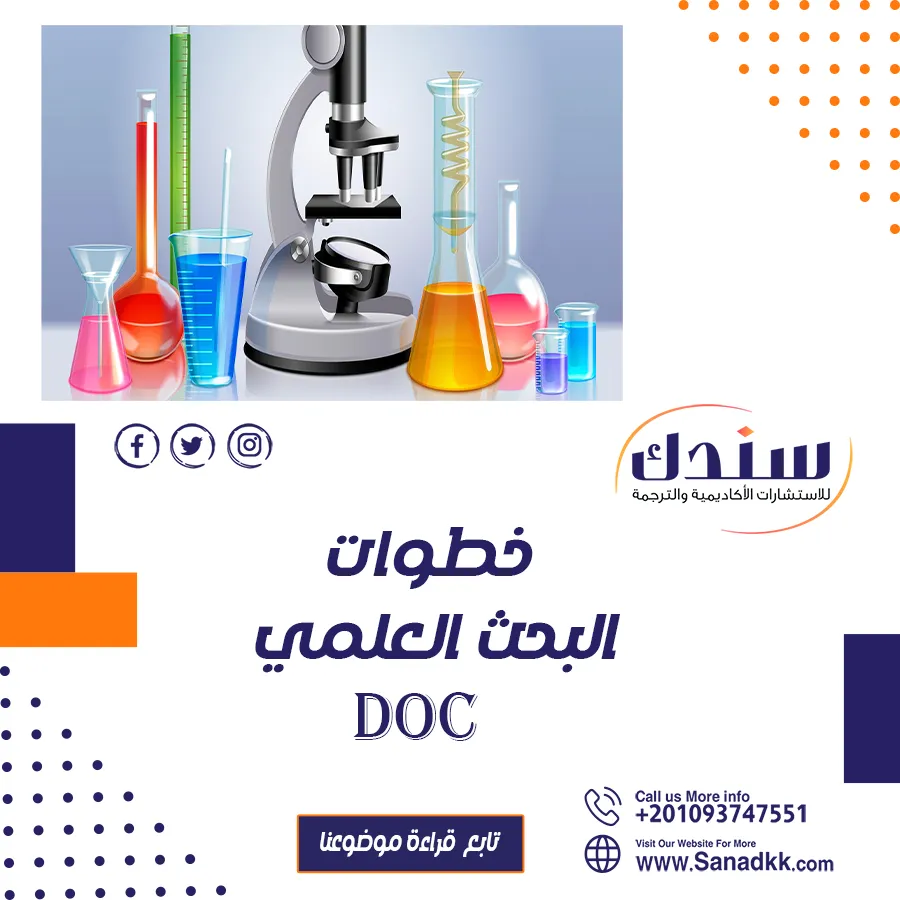 تعرف على خطوات البحث العلمي doc مع العناصر والمراحل كاملة