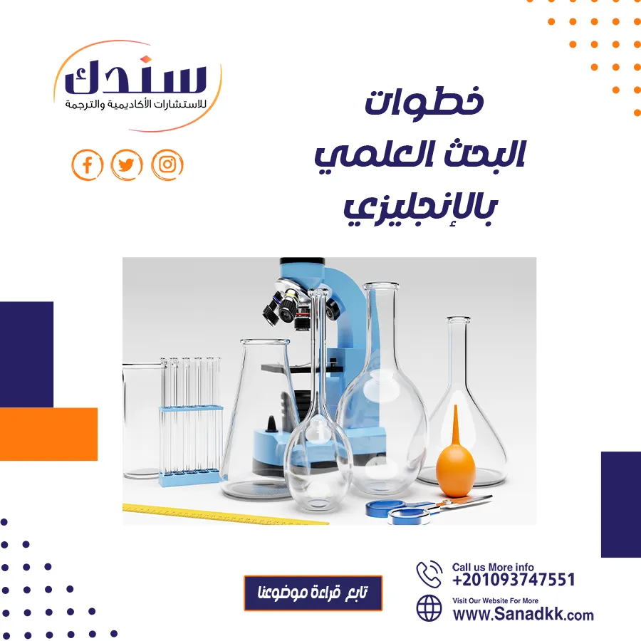 خطوات البحث العلمي بالإنجليزي: دليلك الشامل مع نموذج PDF