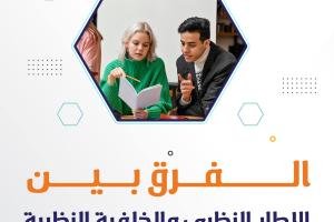 ما الفرق بين الإطار النظري والخلفية النظرية؟