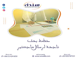 لا تفوت أحدث أمثلة على خطط بحث ناجحة لرسائل ماجستير pdf