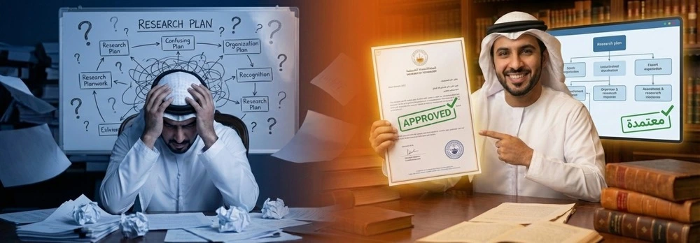 المُساعدة في إعداد رسائل الماجستير والدكتوراه